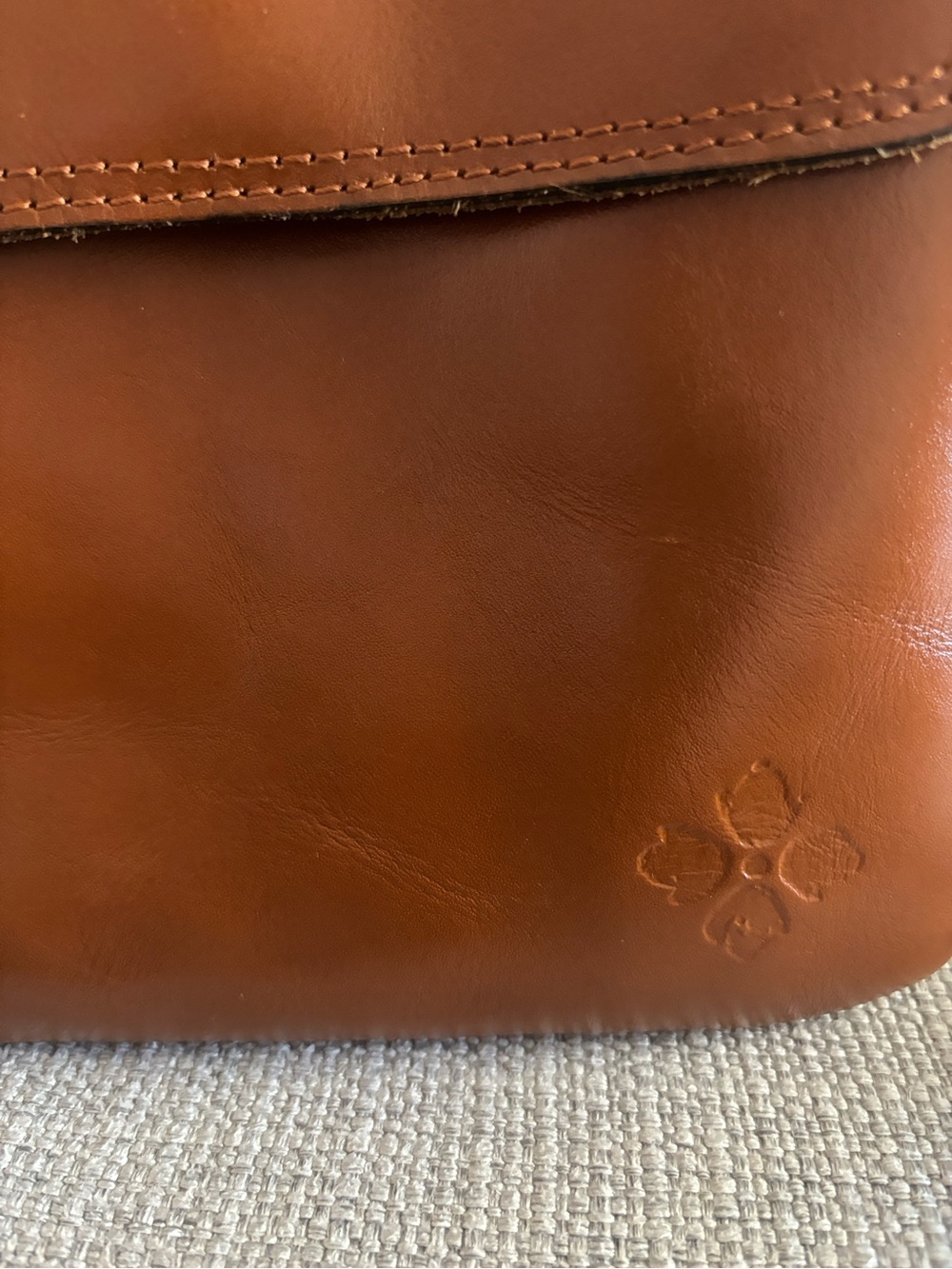 Patricia Nash Chestnut Leather Crossbody Bag - Picture 3 of 5